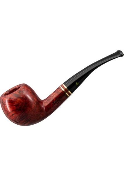 Üç Yıldız 370 9mm. Filtreli Ebonit Saplı Pipo