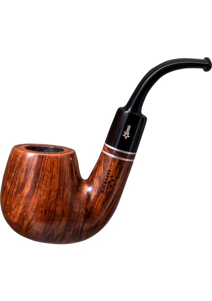 Kuyruklu Yıldız 510 9mm. Filtreli Ebonit Saplı Pipo