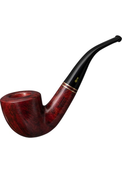 Kuyruklu Yıldız 765 9mm. Filtreli Ebonit Saplı Pipo