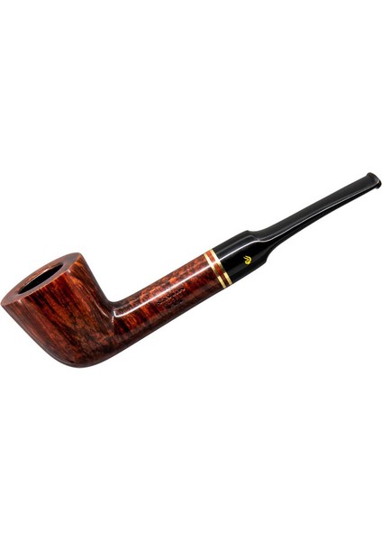 Üç Yıldız 111 9mm. Filtreli Ebonit Saplı Pipo