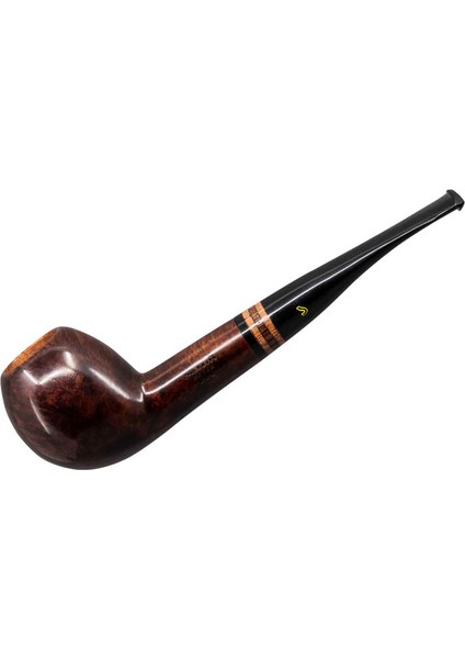 Üç Yıldız 502 9mm. Filtreli Ebonit Saplı Pipo