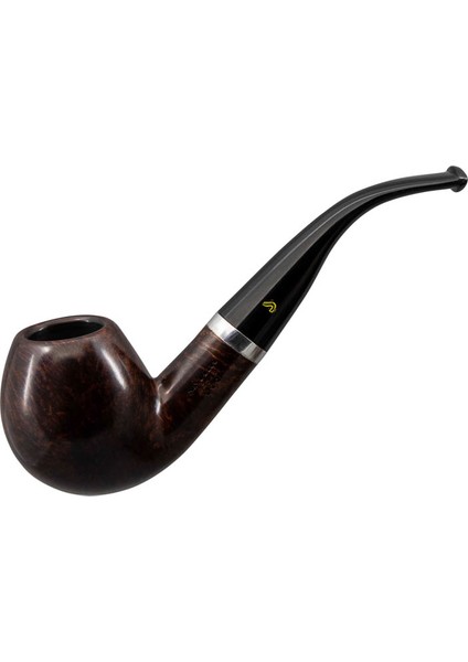 Üç Yıldız 273 9mm. Filtreli Ebonit Saplı Pipo