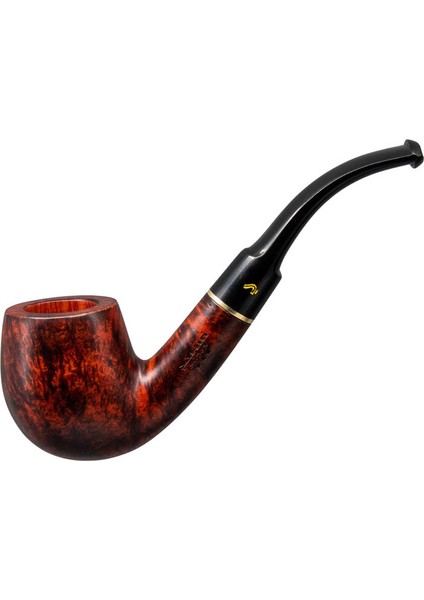 Üç Yıldız 237 9mm. Filtreli Ebonit Saplı Pipo