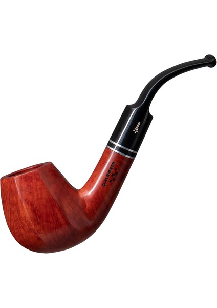 Kuyruklu Yıldız 675 9mm. Filtreli Akrilik Saplı Pipo