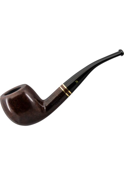 Üç Yıldız 370 9mm. Filtreli Ebonit Saplı Pipo