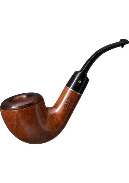Kuyruklu Yıldız 775 9mm. Filtreli Ebonit Saplı Pipo