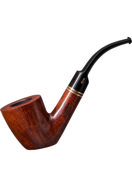 Kuyruklu Yıldız 338 9mm. Filtreli Ebonit Saplı Pipo