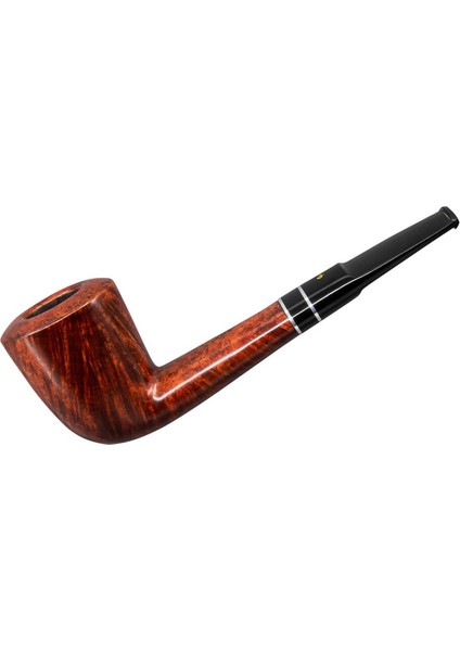 Üç Yıldız 406 6mm. Filtreli Ebonit Saplı Pipo