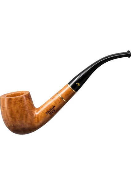 Üç Yıldız 215 9mm. Filtreli Ebonit Saplı Pipo