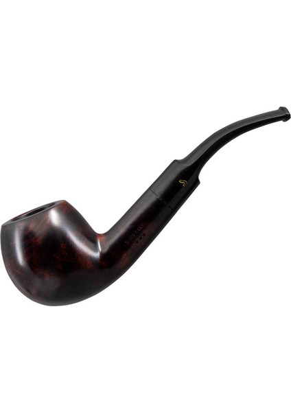 Üç Yıldız 560 9mm. Filtreli Ebonit Saplı Pipo