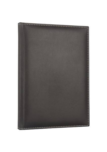 Çizgili Defter Diplomat 14 x 20 cm Siyah