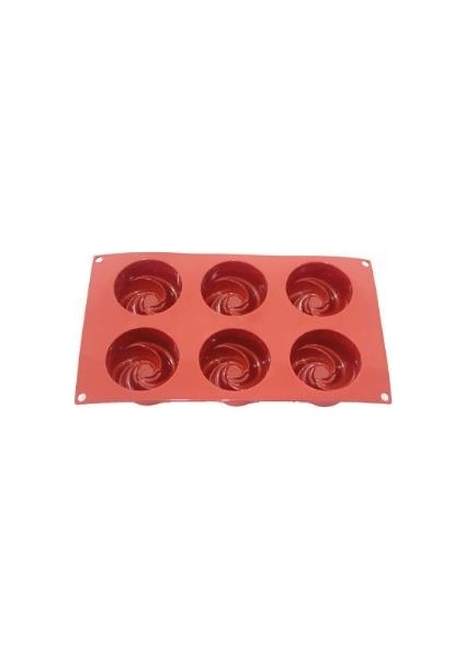 Silikon Fantazi Küre Kek Kalıbı, Muffin Kalıbı 6'lı
