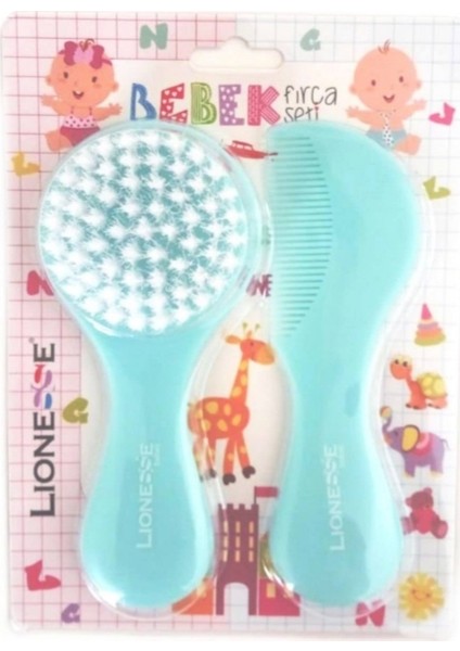 Lionesse Bebek Fırça Seti Mavi 2010