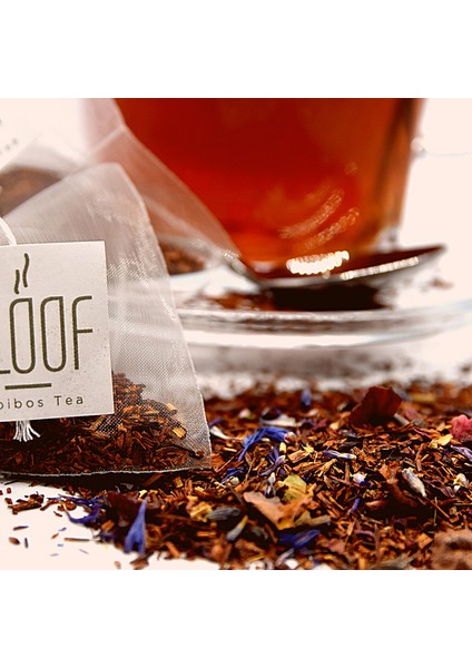 Plain Rooibos Tea - Roybos Çayı 20'li Biodegradable Piramit Poşet 60 gr