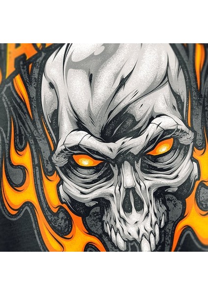 Fire Skull Bandana