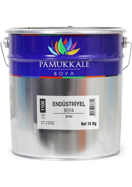 Endüstriyel Boya 15 kg Açık Tonlar Metalik Gri