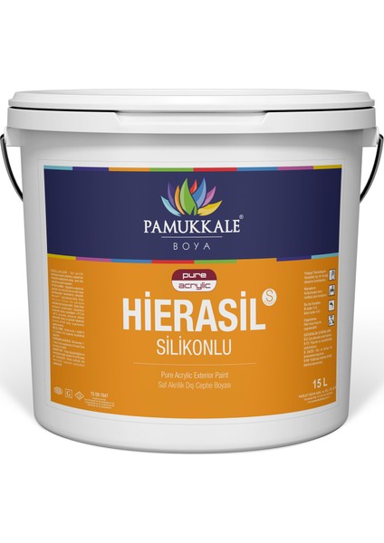 Hierasil Silikonlu Dış Cephe Boyası 2,5 lt Açelya