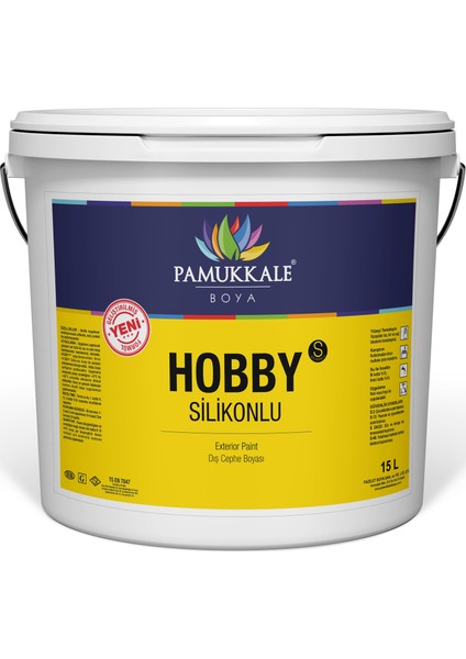 Hobby Silikonlu Dış Cephe Boyası 15 lt Himalaya