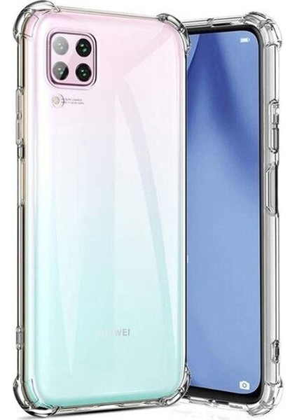 Huawei P40 Lite Kılıf AntiShock Ultra Koruma Sert Kapak Şeffaf