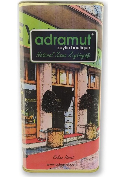 Adramut Naturel Sızma Zeytinyağı Erken Hasat 5 Lt