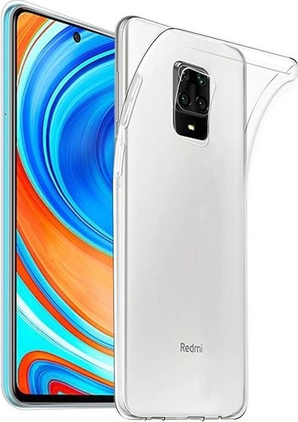 Xiaomi Redmi Note 9 Pro Kılıf Süper Silikon Yumuşak Arka Koruma Şeffaf