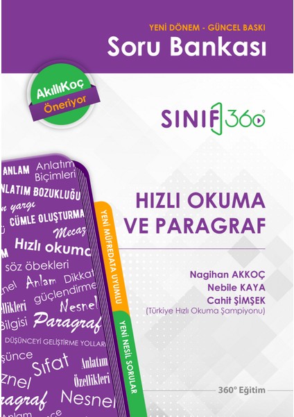 Sınıf 360 Hızlı Okuma ve Paragraf Soru Bankası