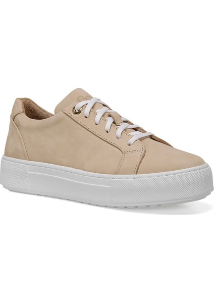 Sadınn Bej Kadın Sneaker Ayakkabı