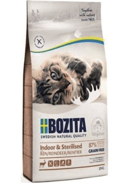 Indoor Sterilised Tahılsız Geyikli Kedi Maması 10 kg