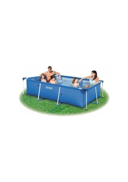 Dikdörtgen Prefabrik Aile Havuzu 220V Filtreli 260X160X65 cm