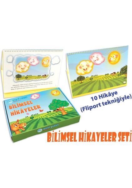 Mavi Yunus Okul Öncesi Bilimsel Hikayeler 1 (10 Kitap 4-5-6 Yaş)