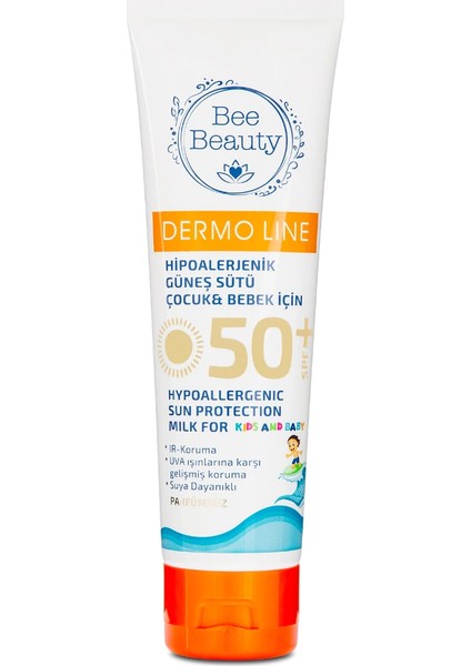 Hipoalerjenik Güneş Sütü Çocuk & Bebek Için 50+Spf 100 ml