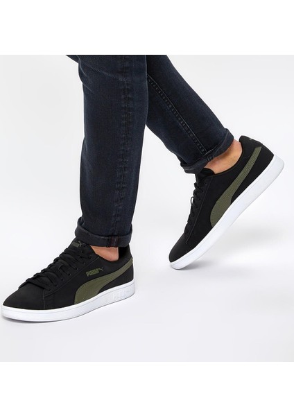 Smash V2 Buck Siyah Erkek Sneaker Ayakkabı