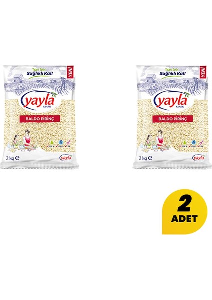 Pirinç Gönen Baldo 2 kg 2'li