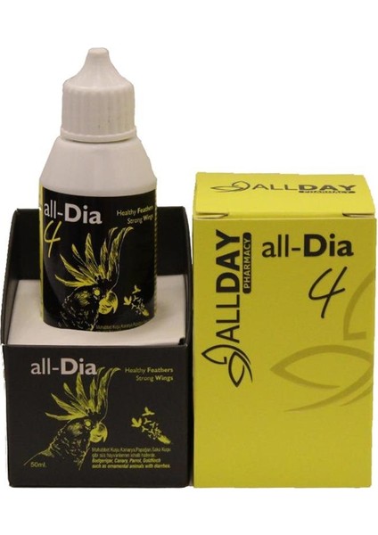 All-Dia Kuşlar Için Demir Çinko Mineral Katkısı 50 ml