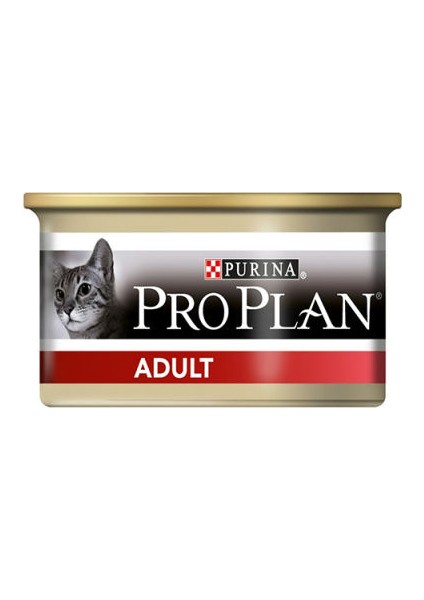 Yetişkin Tavuklu Kedi Konserve 85 gr 6 Lı i
