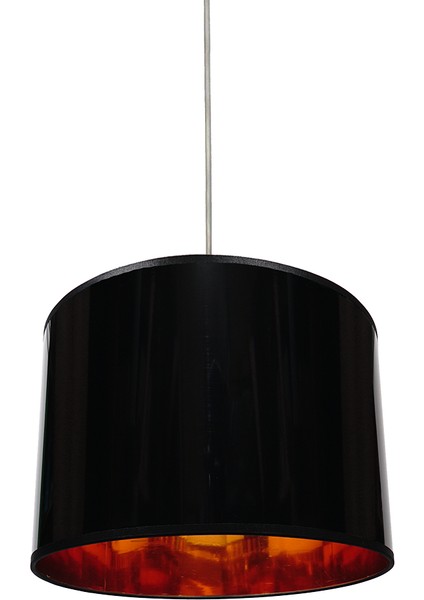 Silindir Pvc Avize SarkıtSiyah