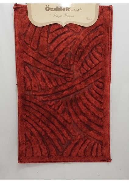 Shiny Eskitme Klozet Takımı Kırmızı Makarnalı