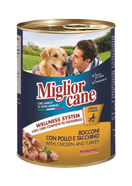 Cane Tavuk,hindi Yetişkin Köpek Konserve 405 gr 24ADET