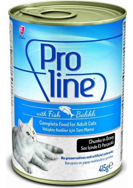 Proline Balıklı Kedi Konserve 415 gr 6'lı