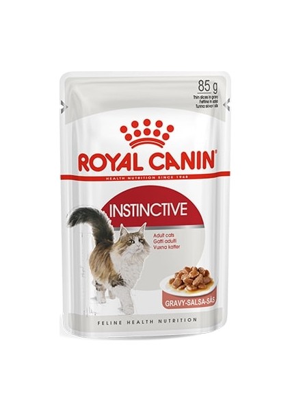 Instinctive gr avy Yetişkin Kedi Pouch 12 x 85 gr