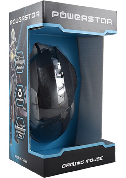 3200 Dpı Rgb Işıklı Renkli Oyuncu Gaming Mouse Gm-04