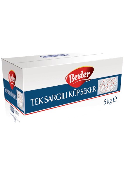 Besler Tek Sargılı Küp Şeker 5 kg