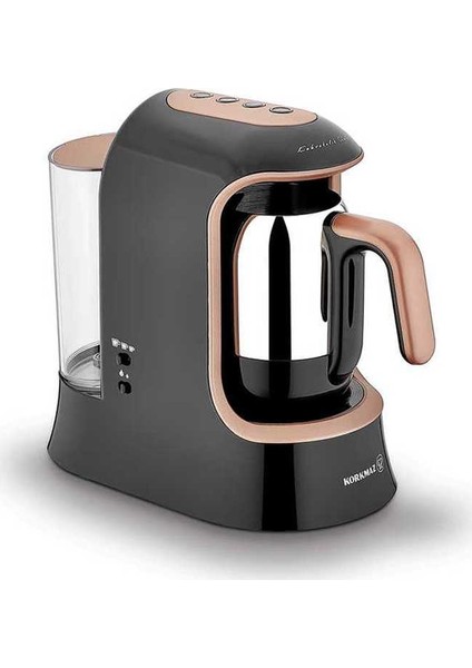 Kahvekolik Aqua SiyahRosagold Otomatik Kahve Makinesi