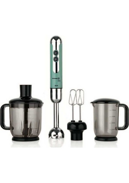 Mia Mega TurkuazKrom Blender Set