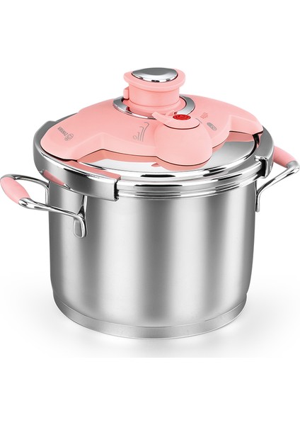 Flora 6 lt Pembe Düdüklü Tencere fiyatları