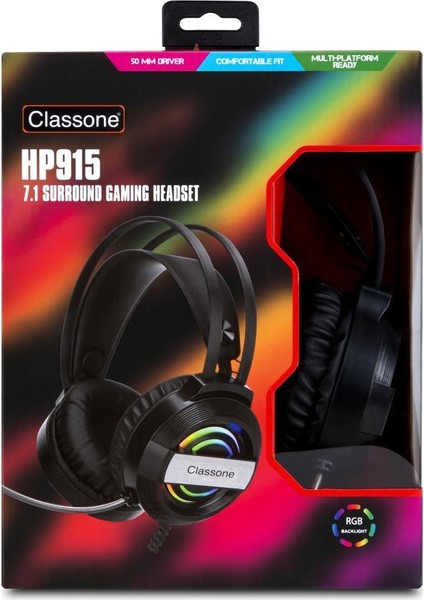 HP915 RGB 7.1 Surround Oyuncu Kulaklık