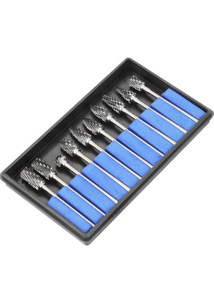 Tungsten Ahşap Oyma 10'lu Uç Seti Dremel Gravür Matkap Uçları