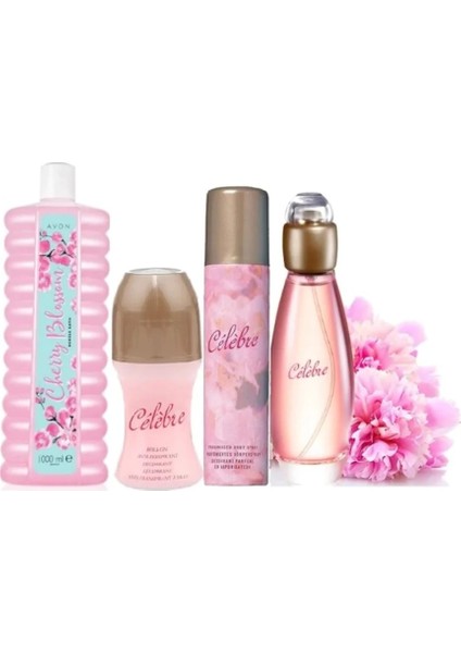 Celebre 50 ml Bayan Parfüm Edt 4 Lü Set