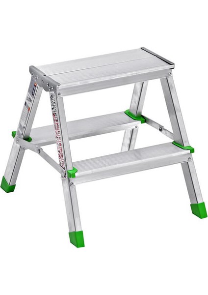 Çift Çıkışlı Profil Merdiven 2+2 Basamaklı