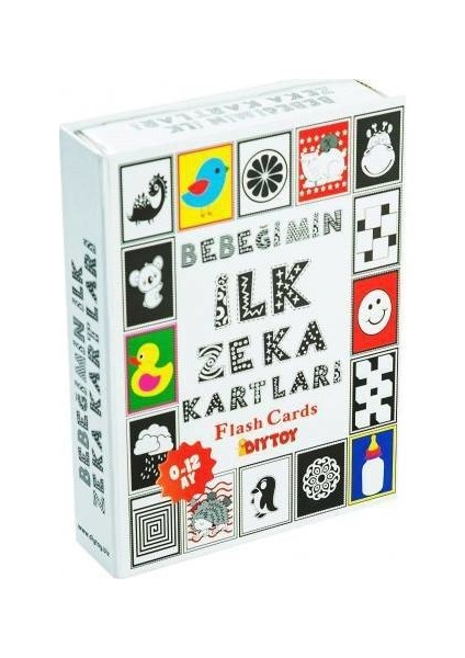 Diy-Toy Bebeğimin İlk Flash Kartları Oyun Seti İlk 50 Sözcük + İlk Zeka Kartları